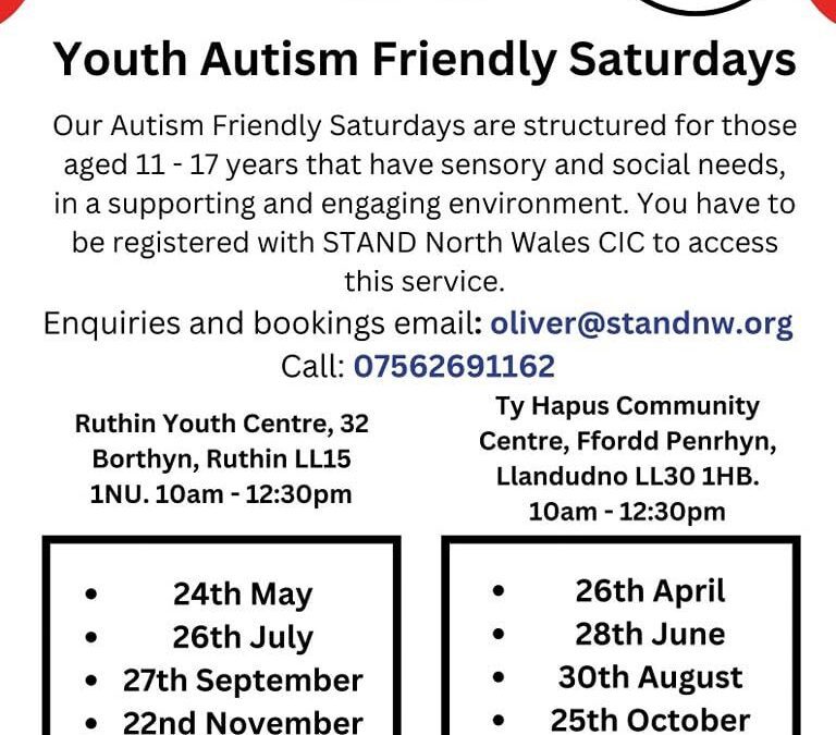 Youth Autism Friendly Saturdays