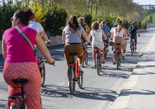 Picture: group on a bike