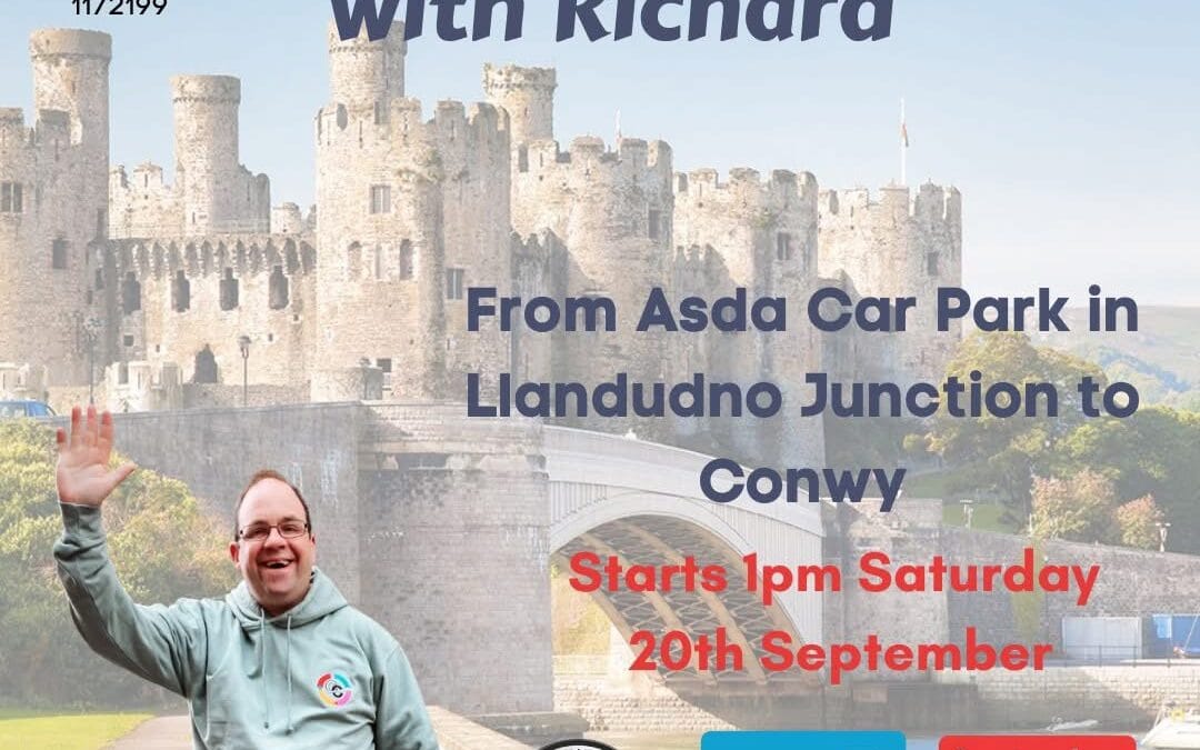 Taith gerdded gyfeillgarwch gyda Richard