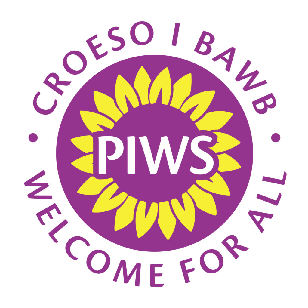 Picture of the Piws Croeso i Bawb logo