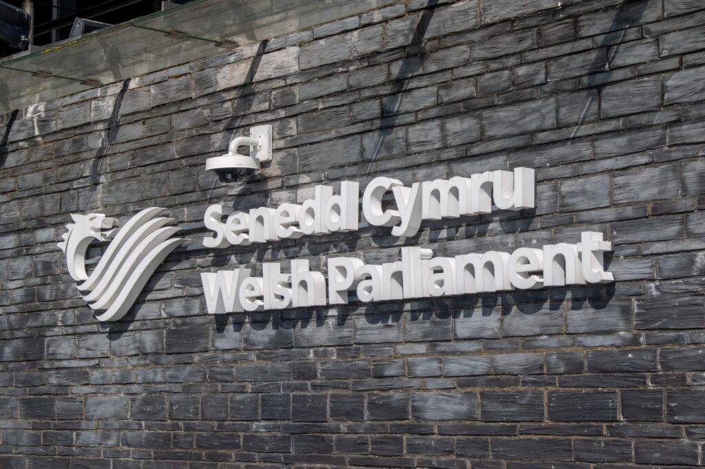 Picture of the Welsh Parliament building